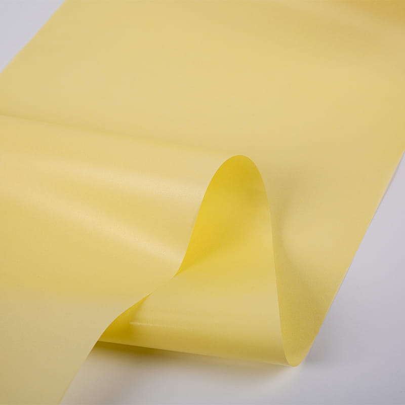 Papel glassine amarillo