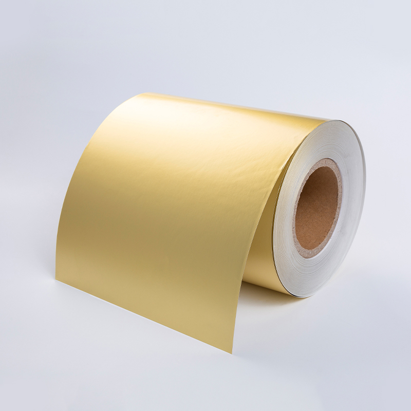 Papel de aluminio dorado